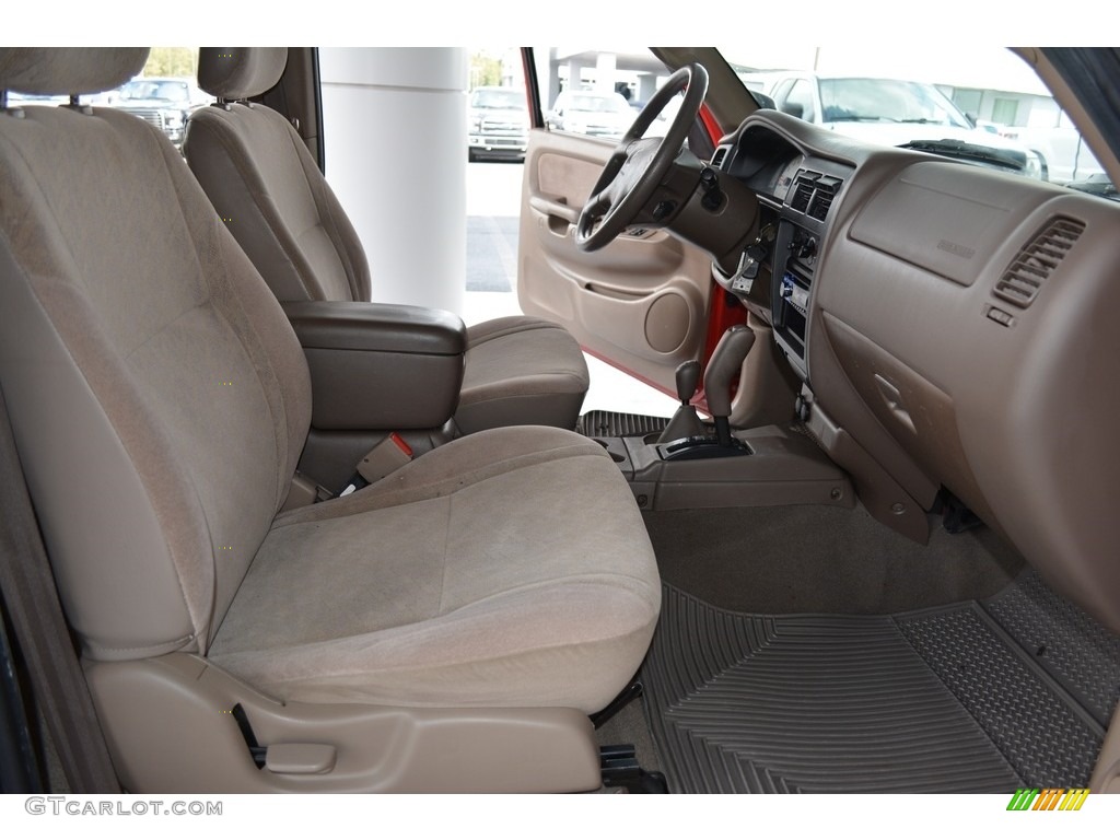 2003 Tacoma V6 Double Cab 4x4 - Radiant Red / Oak photo #16