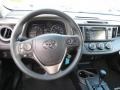 Black 2017 Toyota RAV4 LE AWD Steering Wheel