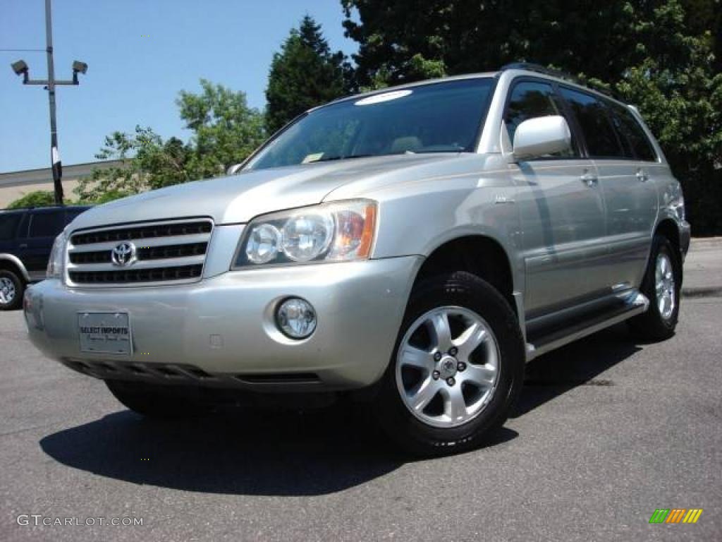 2002 Highlander Limited - Millennium Silver Metallic / Ivory photo #1