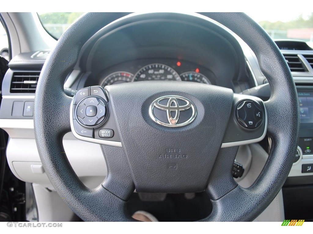 2014 Camry LE - Attitude Black Metallic / Ash photo #13