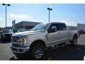 2017 Ingot Silver Ford F250 Super Duty Lariat Crew Cab 4x4  photo #3