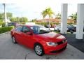 Tornado Red 2014 Volkswagen Jetta SE Sedan