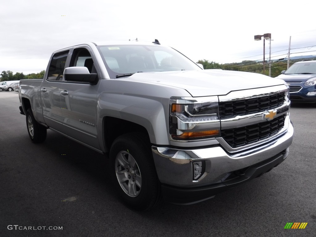 2017 Silverado 1500 LT Crew Cab 4x4 - Silver Ice Metallic / Jet Black photo #6