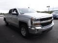 2017 Silver Ice Metallic Chevrolet Silverado 1500 LT Crew Cab 4x4  photo #6