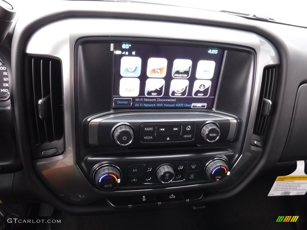 2017 Silverado 1500 LT Crew Cab 4x4 - Silver Ice Metallic / Jet Black photo #15