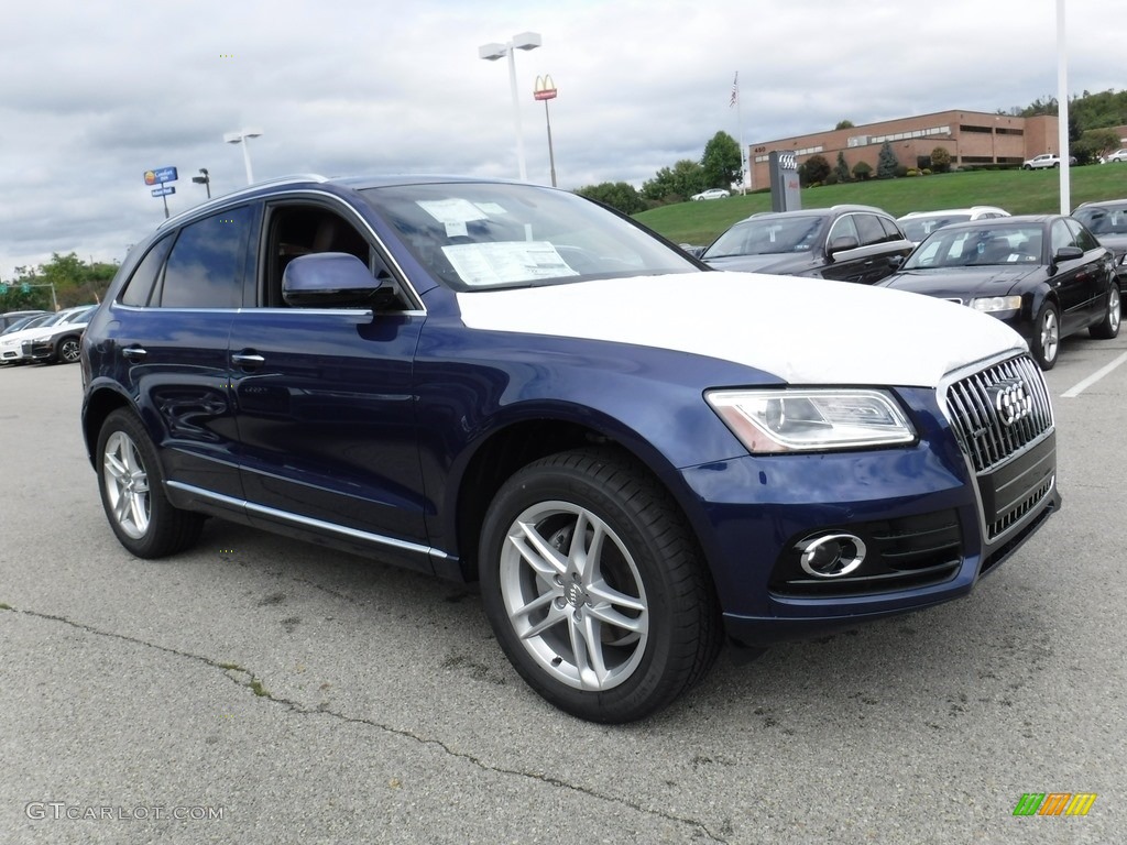 2017 Q5 2.0 TFSI Premium Plus quattro - Scuba Blue Metallic / Chestnut Brown photo #7
