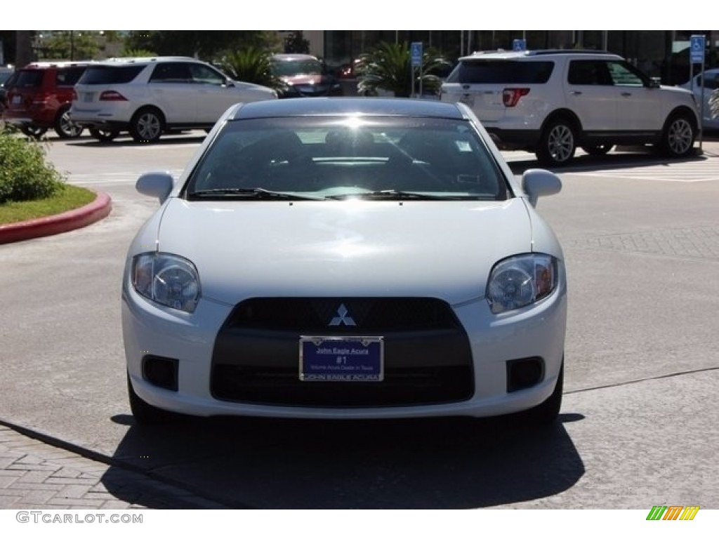 2011 Eclipse GS Coupe - Northstar White / Dark Charcoal photo #2