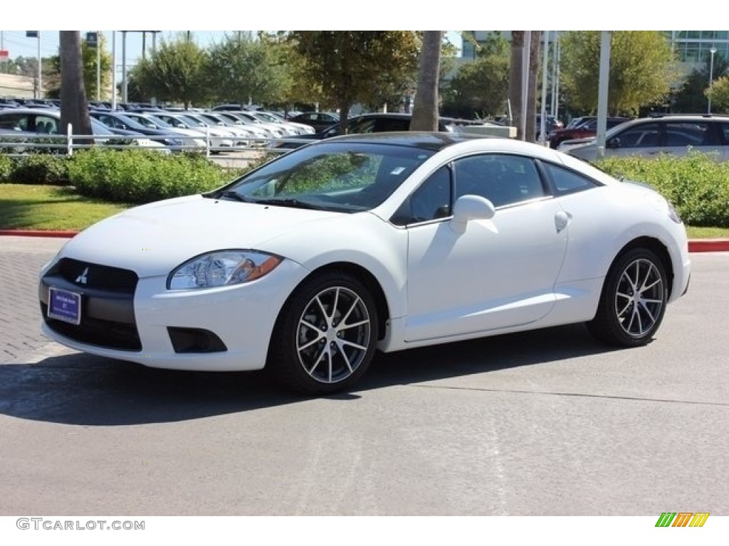 2011 Eclipse GS Coupe - Northstar White / Dark Charcoal photo #3