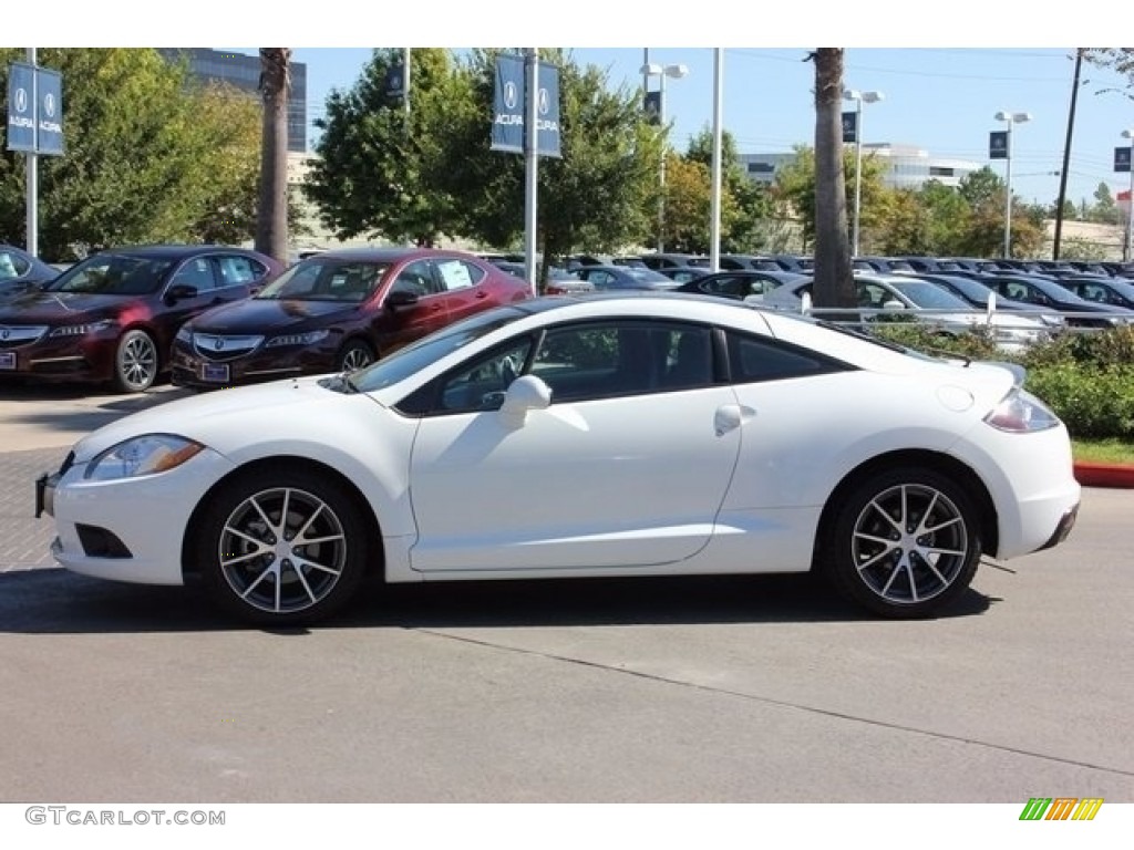 2011 Eclipse GS Coupe - Northstar White / Dark Charcoal photo #4
