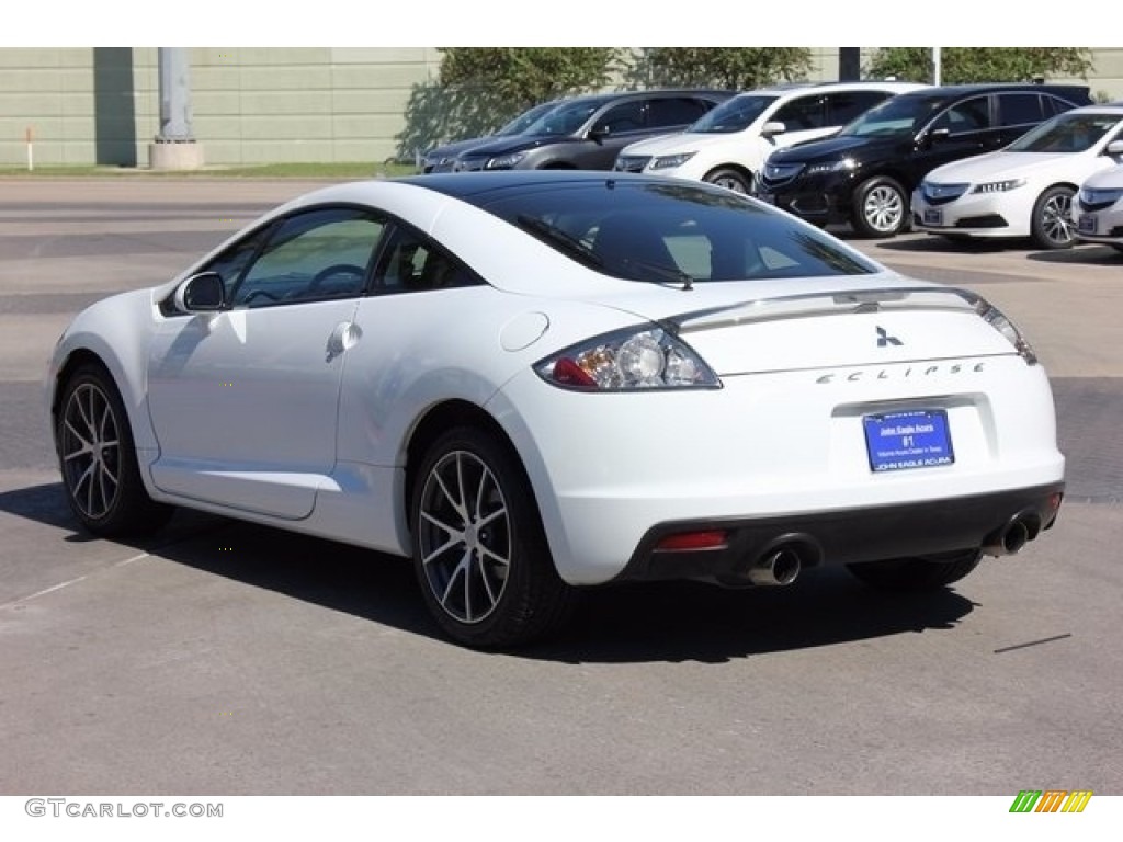 2011 Eclipse GS Coupe - Northstar White / Dark Charcoal photo #5