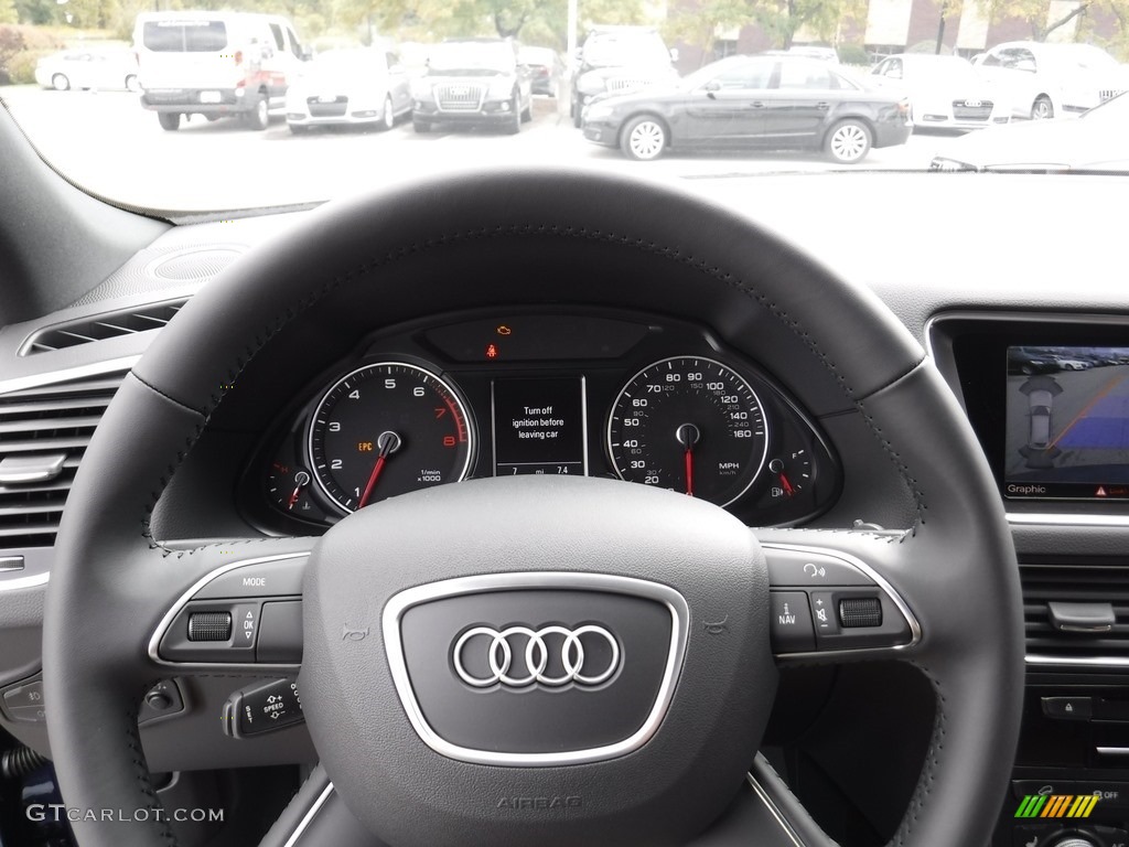 2017 Q5 2.0 TFSI Premium Plus quattro - Scuba Blue Metallic / Chestnut Brown photo #28