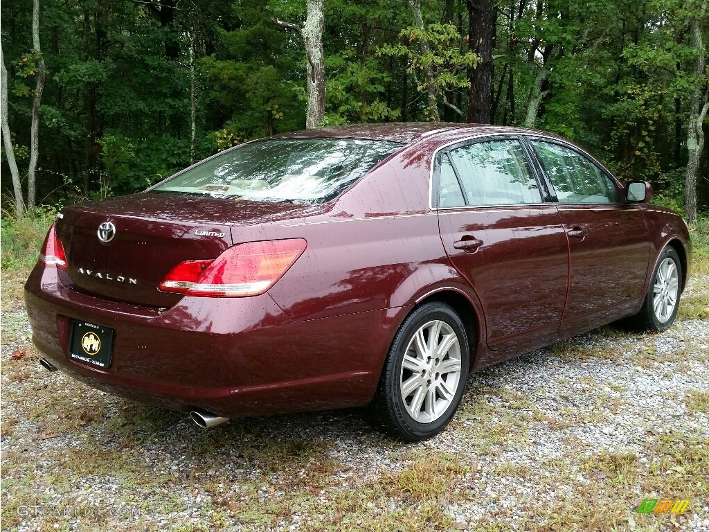 2006 Avalon Limited - Cassis Red Pearl / Ivory photo #7