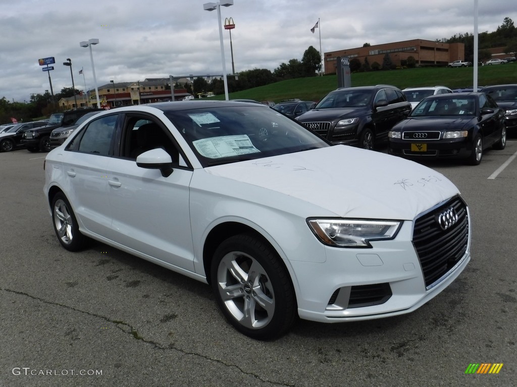 Glacier White Metallic 2017 Audi A3 2.0 Premium quttaro Exterior Photo #116105382