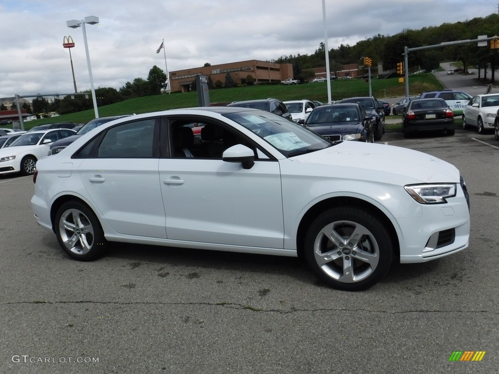 Glacier White Metallic 2017 Audi A3 2.0 Premium quttaro Exterior Photo #116105405