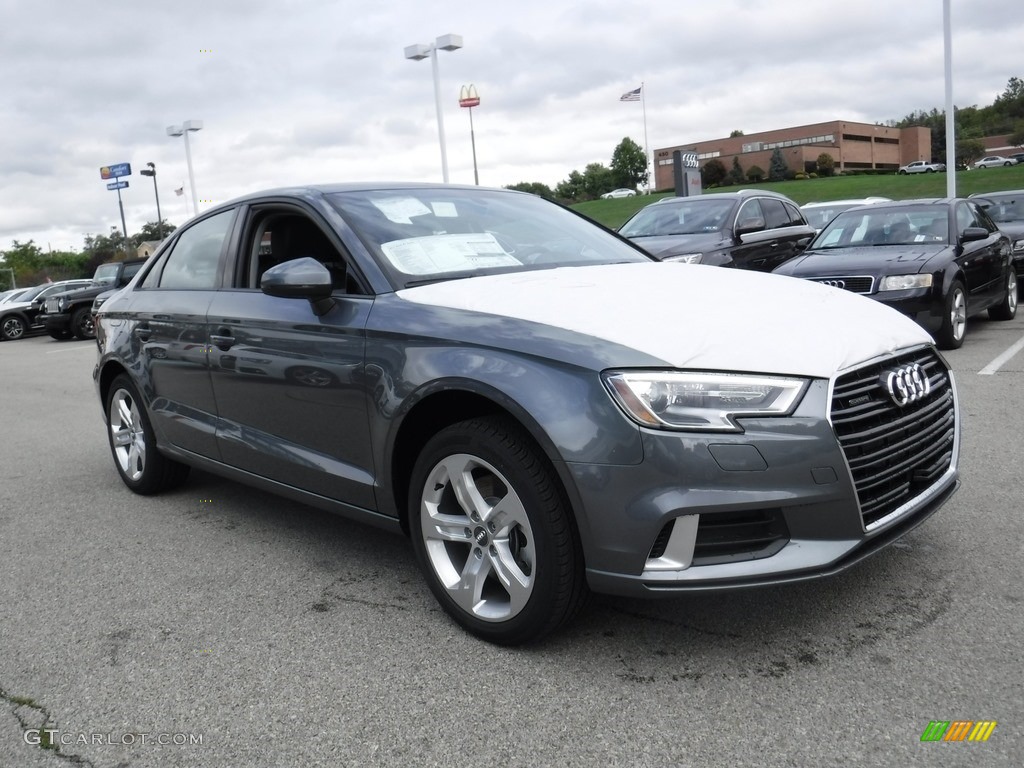 Monsoon Gray Metallic 2017 Audi A3 2.0 Premium quttaro Exterior Photo #116106330