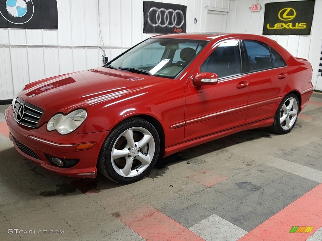 2006 C 230 Sport - Mars Red / Black photo #2