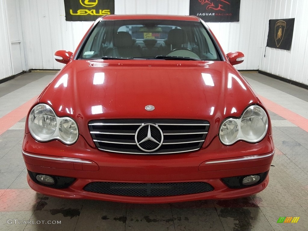 2006 C 230 Sport - Mars Red / Black photo #4