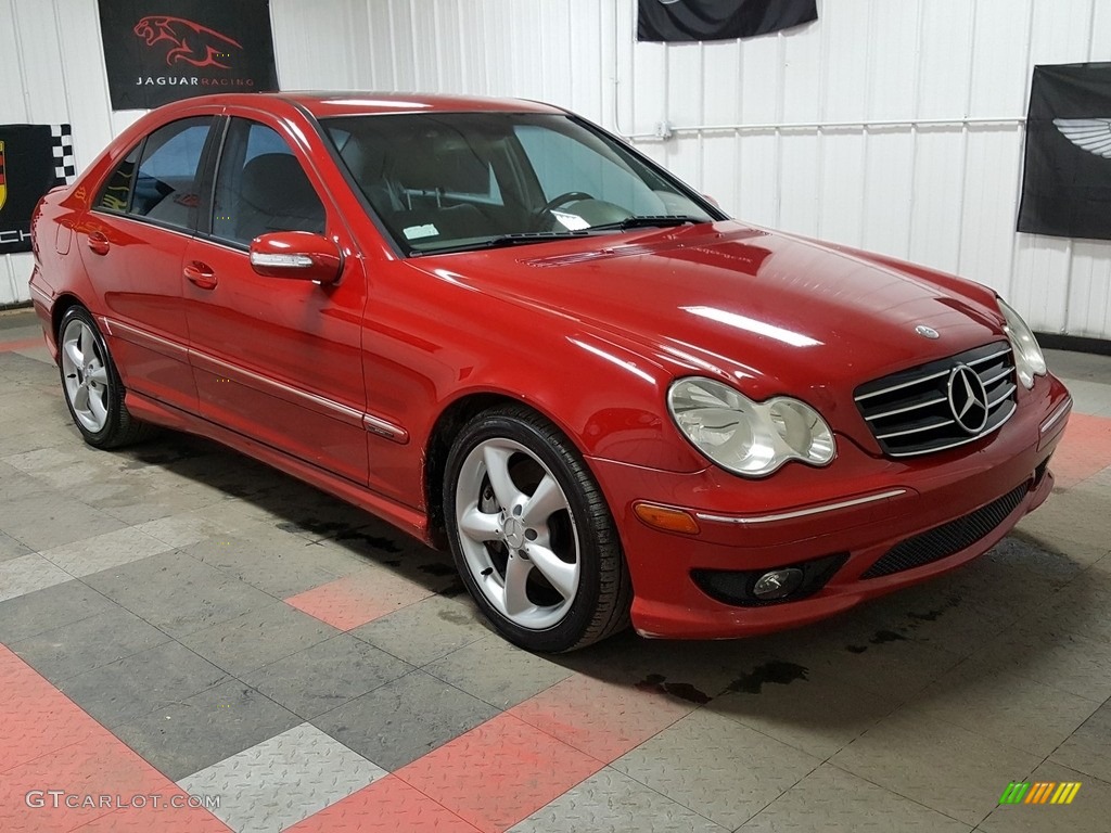 2006 C 230 Sport - Mars Red / Black photo #5