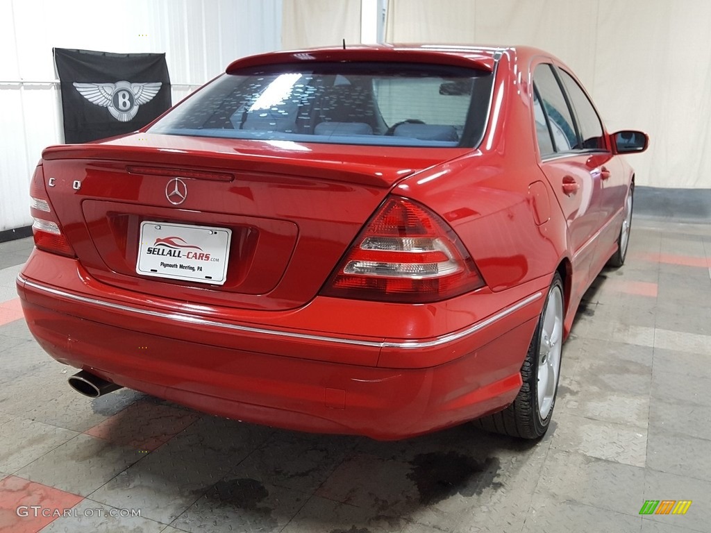 2006 C 230 Sport - Mars Red / Black photo #8