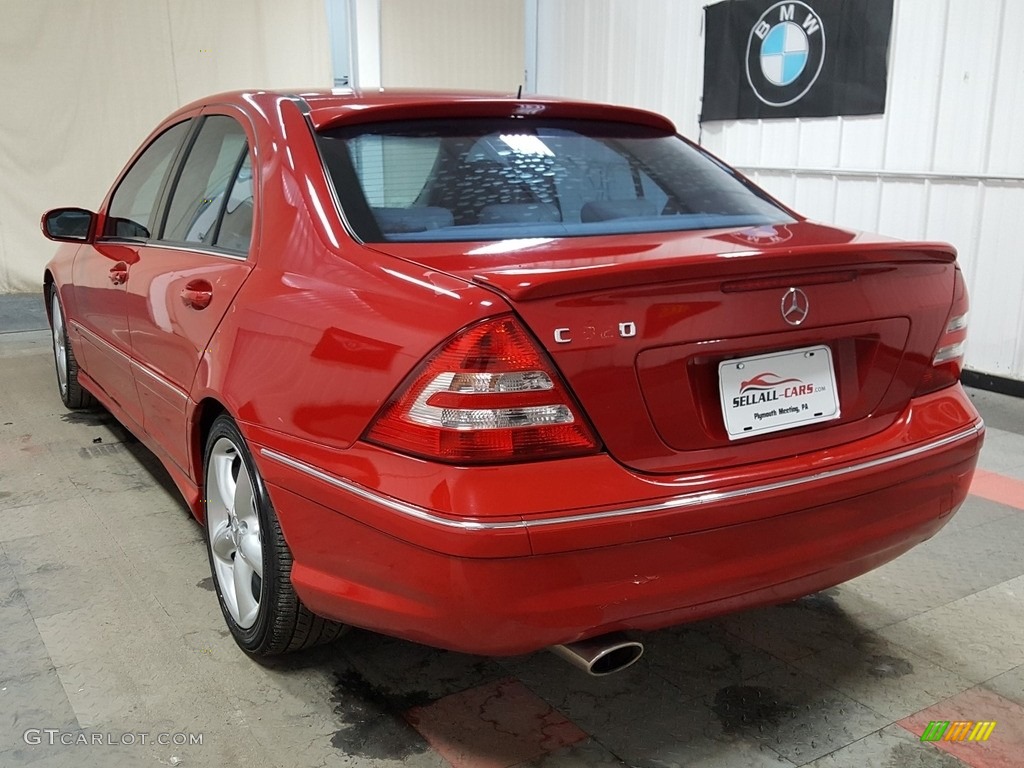 2006 C 230 Sport - Mars Red / Black photo #10