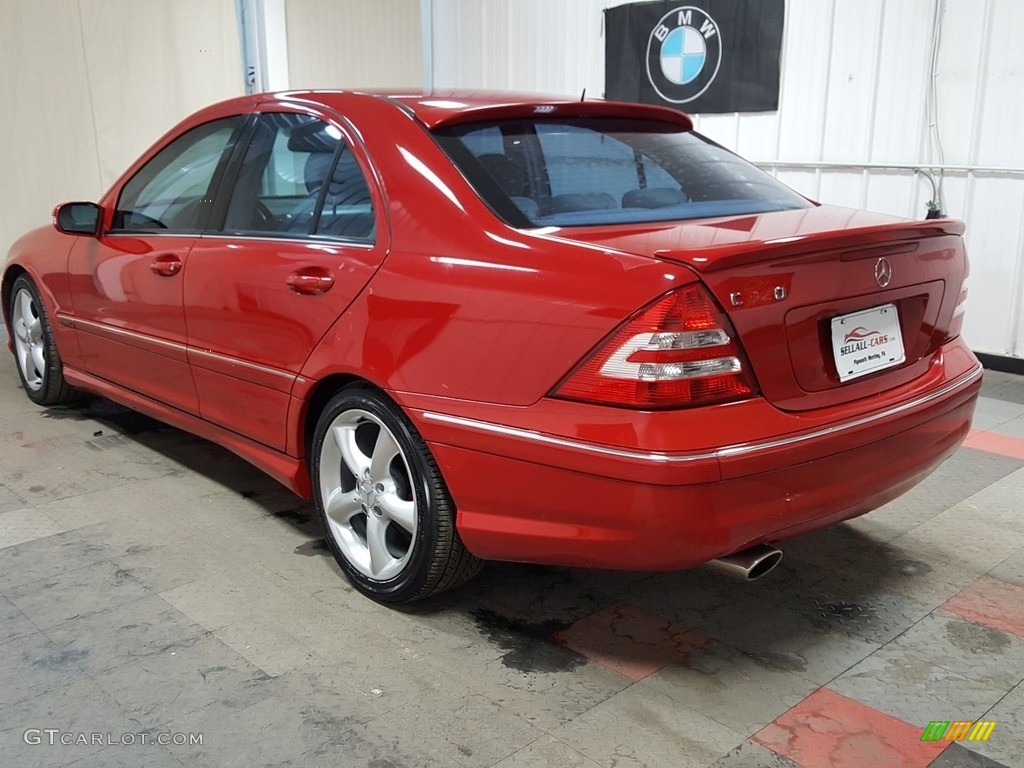 2006 C 230 Sport - Mars Red / Black photo #11