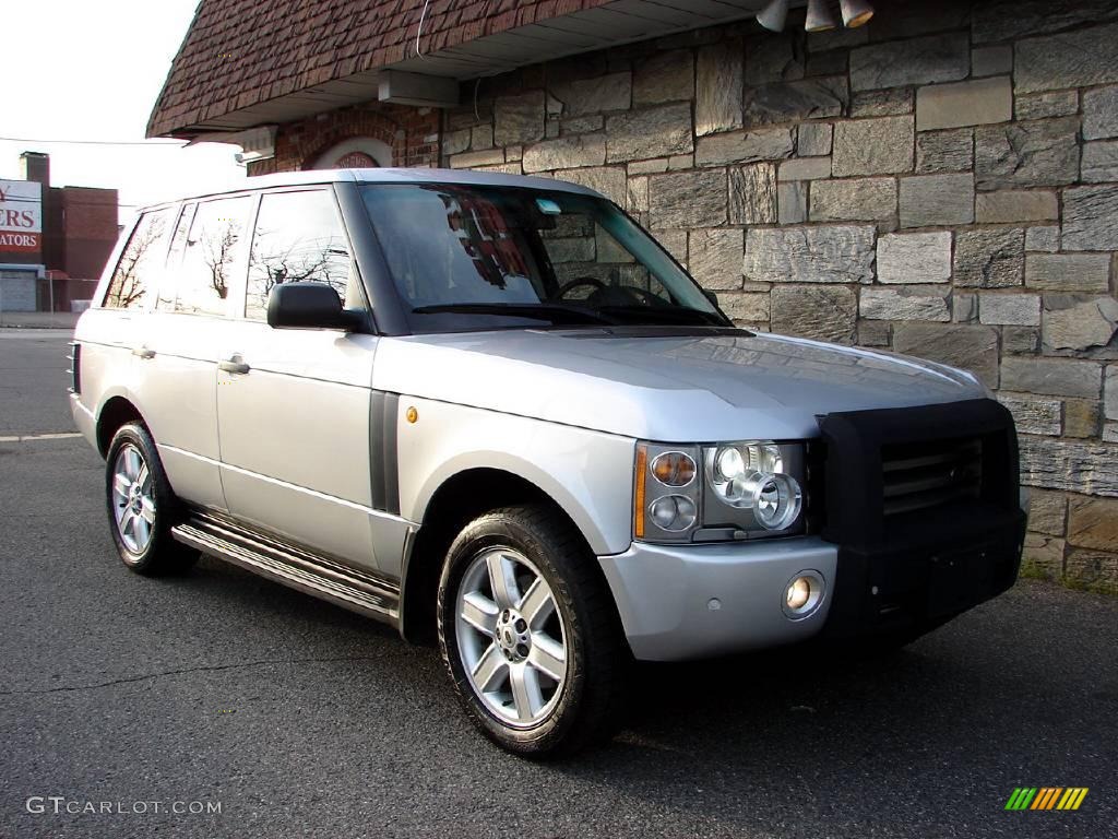 2003 Range Rover HSE - Zambezi Silver Metallic / Charcoal/Jet Black photo #11