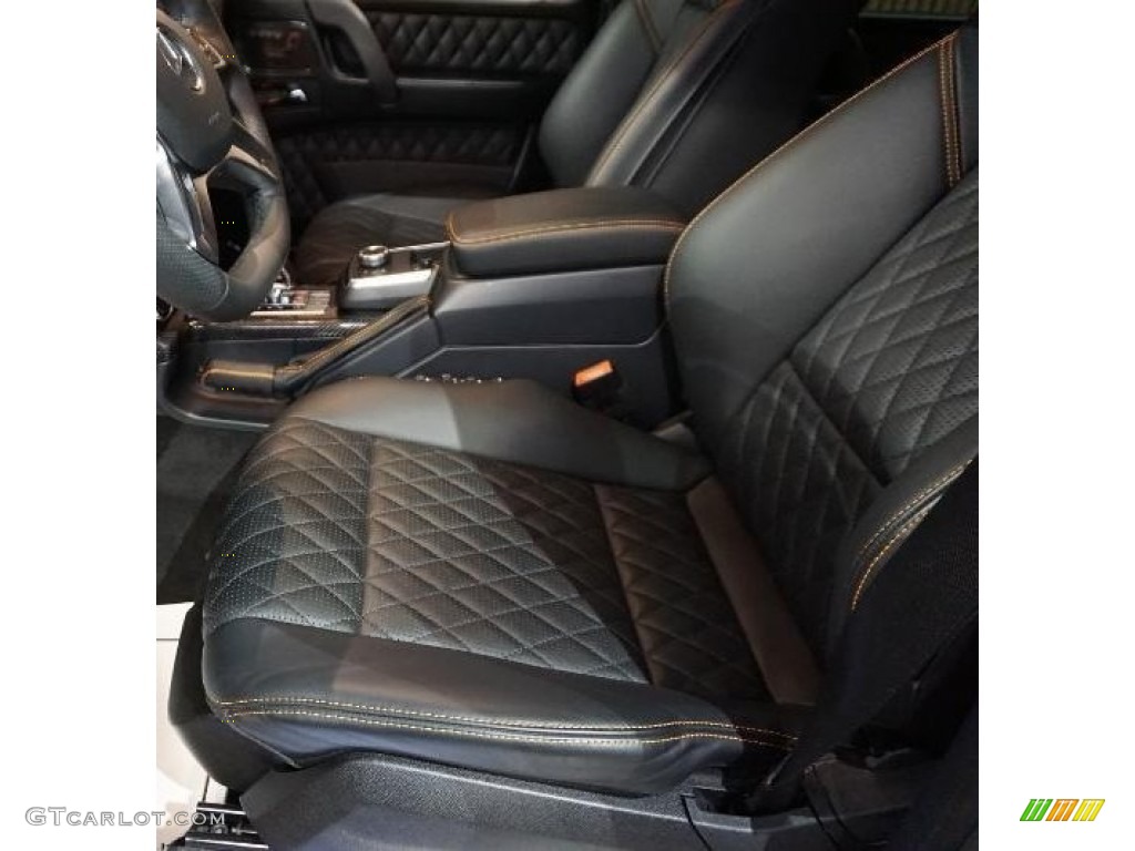 Black/Sunset Beam Interior 2016 Mercedes-Benz G 63 AMG Photo #116108670