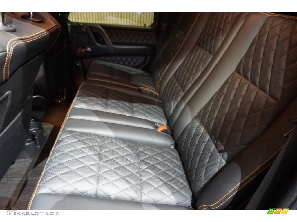 Black/Sunset Beam Interior 2016 Mercedes-Benz G 63 AMG Photo #116108724