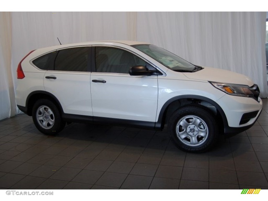 2016 CR-V LX AWD - White Diamond Pearl / Beige photo #4