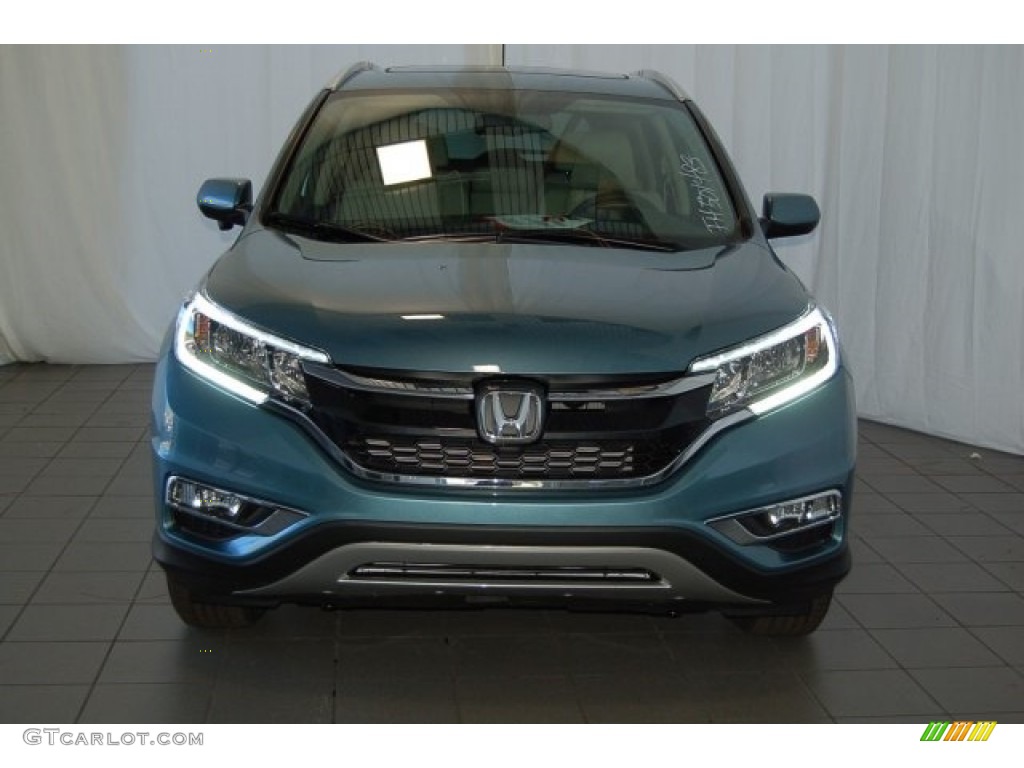 2016 CR-V EX-L - Mountain Air Metallic / Beige photo #2