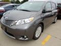 2017 Predawn Gray Mica Toyota Sienna XLE  photo #1