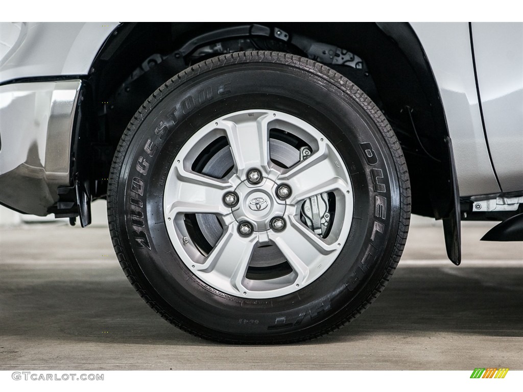 2014 Tundra SR Double Cab - Silver Sky Metallic / Black photo #8