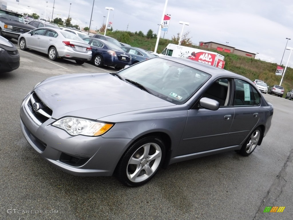 2009 Legacy 2.5i Sedan - Diamond Gray Metallic / Off Black photo #6