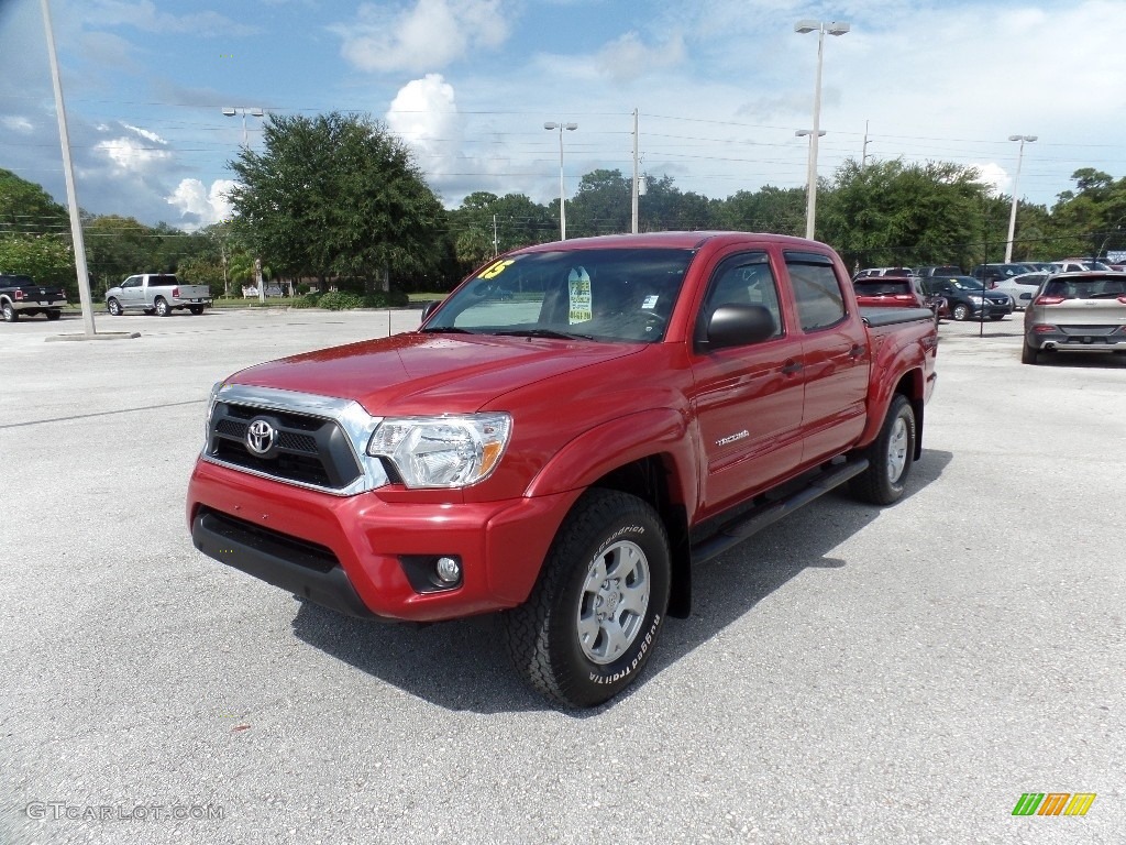 2015 Tacoma TRD Sport Double Cab 4x4 - Inferno Orange / Graphite photo #1