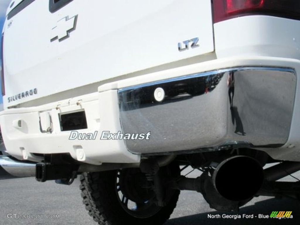 2007 Silverado 1500 LTZ Crew Cab 4x4 - Summit White / Light Titanium/Ebony Black photo #13