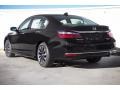2017 Crystal Black Pearl Honda Accord Hybrid Touring Sedan  photo #2