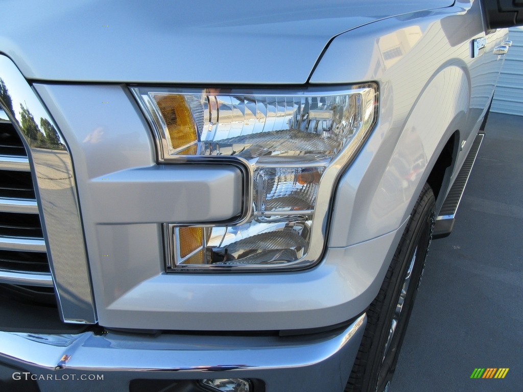 2016 F150 XLT SuperCrew 4x4 - Ingot Silver / Medium Earth Gray photo #9