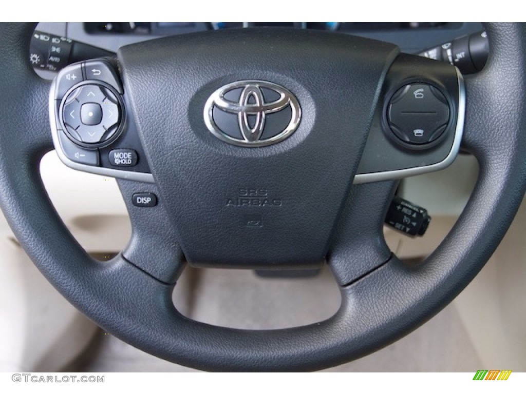 2013 Camry Hybrid LE - Champagne Mica / Light Gray photo #13