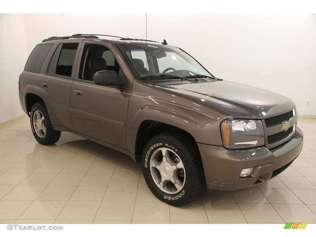 2008 TrailBlazer LT 4x4 - Desert Brown Metallic / Ebony photo #1