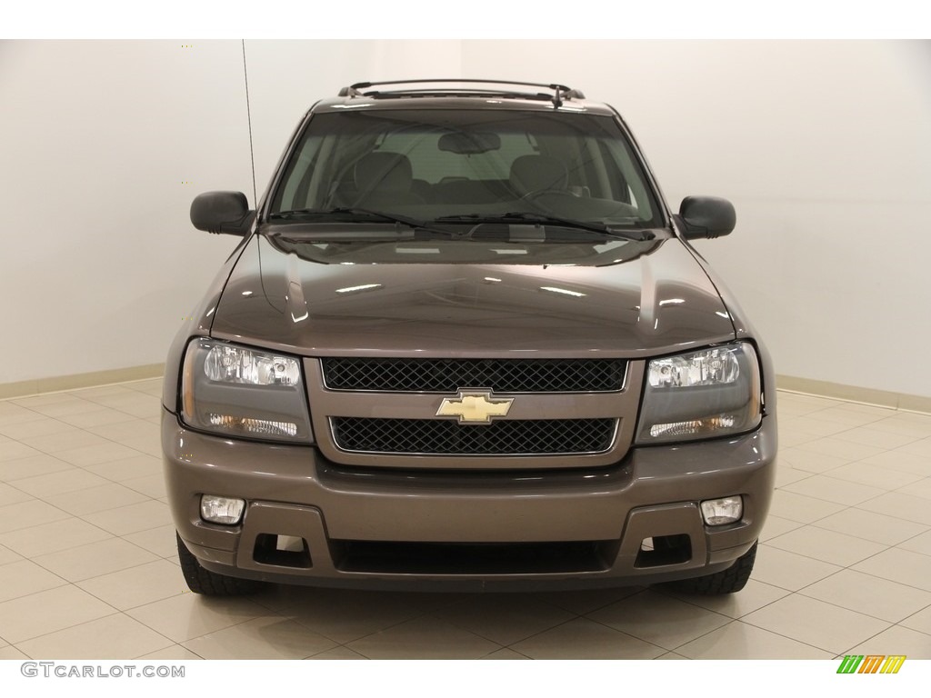 2008 TrailBlazer LT 4x4 - Desert Brown Metallic / Ebony photo #2