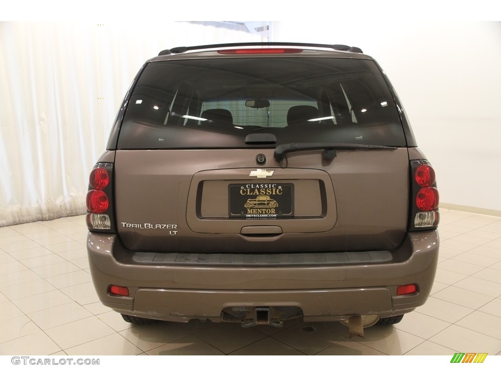 2008 TrailBlazer LT 4x4 - Desert Brown Metallic / Ebony photo #13