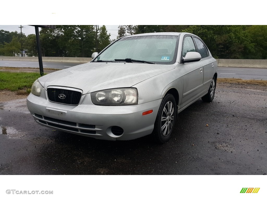 2001 Elantra GLS - Pewter / Gray photo #1