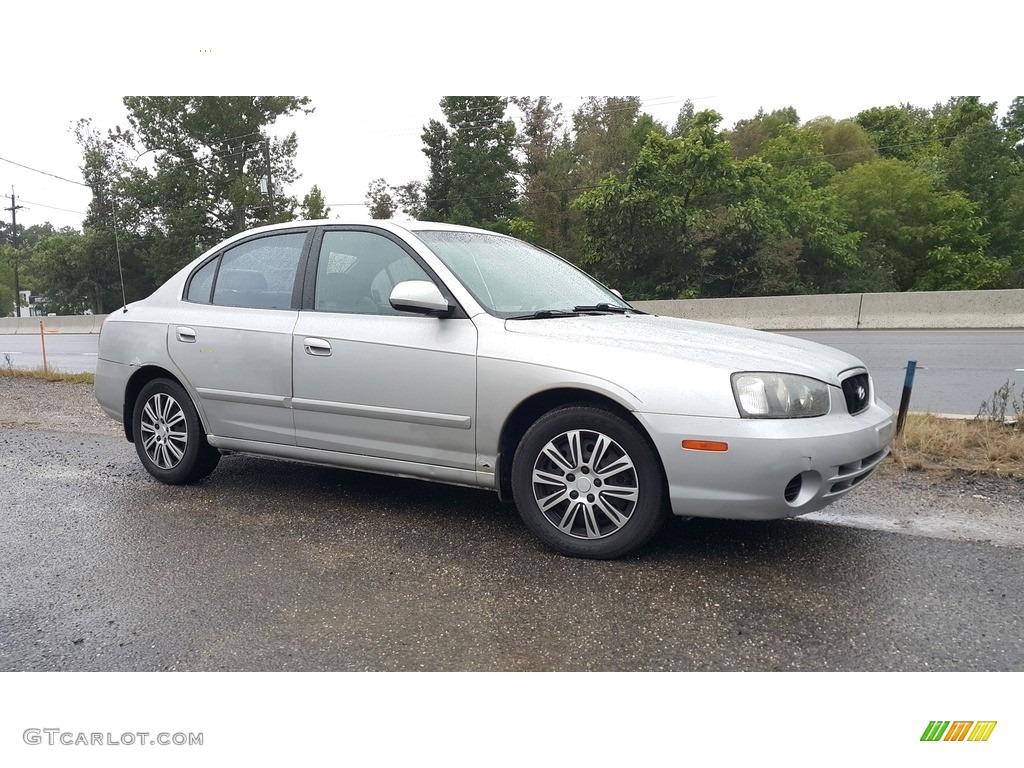 2001 Elantra GLS - Pewter / Gray photo #6
