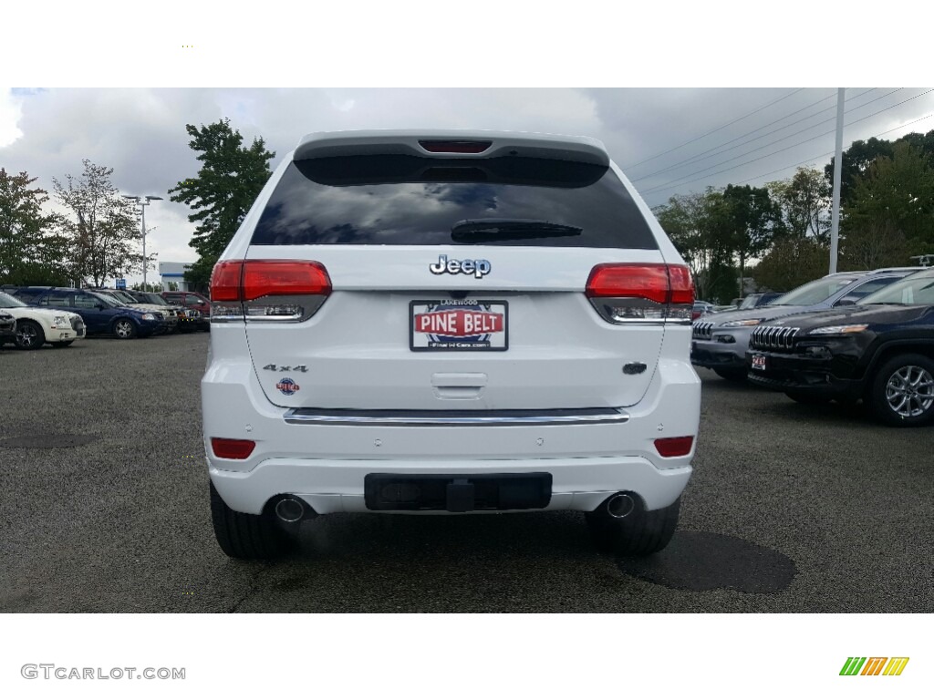 2017 Grand Cherokee Overland 4x4 - Bright White / Black photo #5