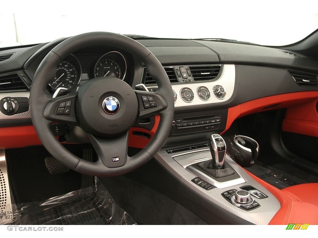 Coral Red Interior 2015 BMW Z4 sDrive35i Photo #116120992
