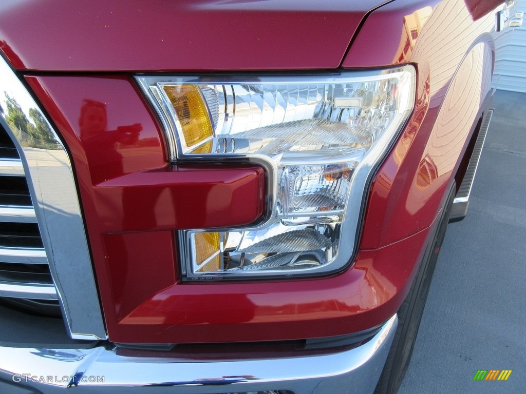 2016 F150 XLT SuperCrew - Ruby Red / Medium Earth Gray photo #9