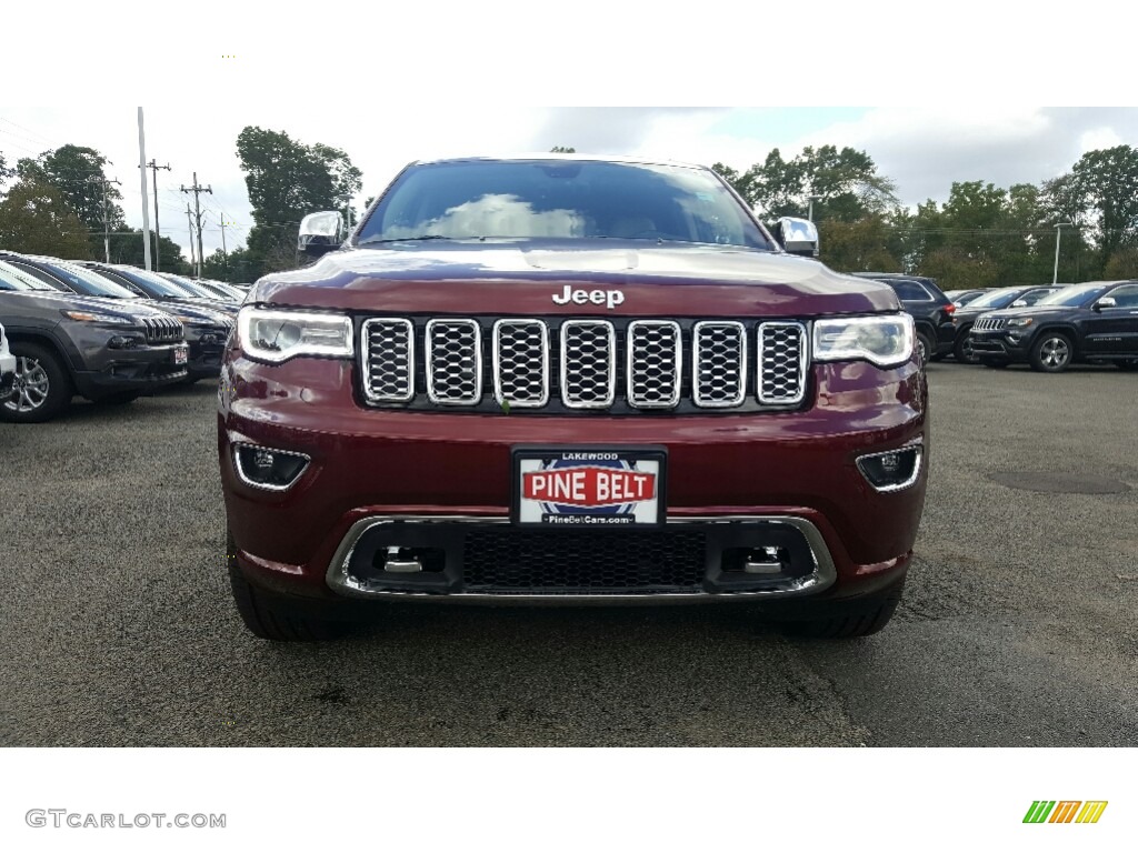 2017 Grand Cherokee Overland 4x4 - Velvet Red Pearl / Brown/Light Frost Beige photo #2