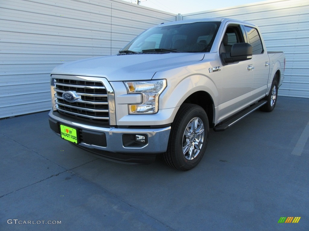 2016 F150 XLT SuperCrew - Ingot Silver / Medium Earth Gray photo #7