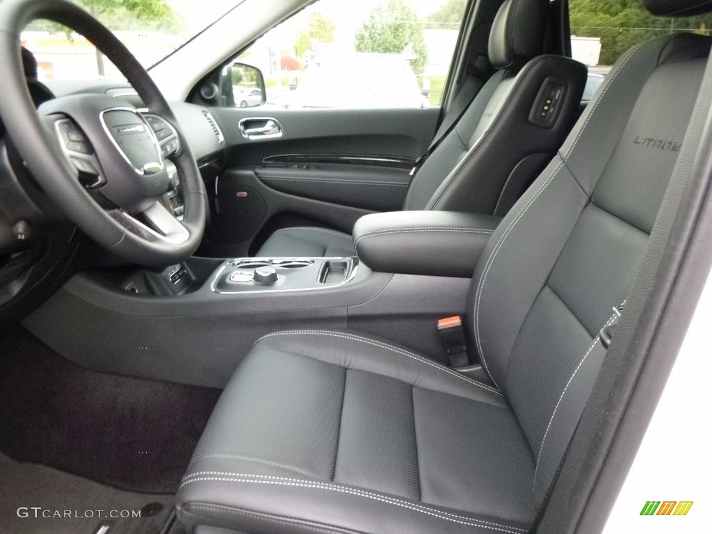 Black Interior 2017 Dodge Durango Citadel AWD Photo #116122123