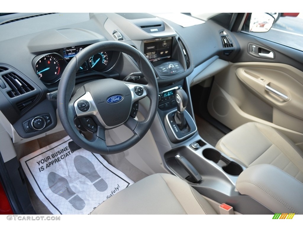 2014 Escape SE 1.6L EcoBoost - Ruby Red / Medium Light Stone photo #10